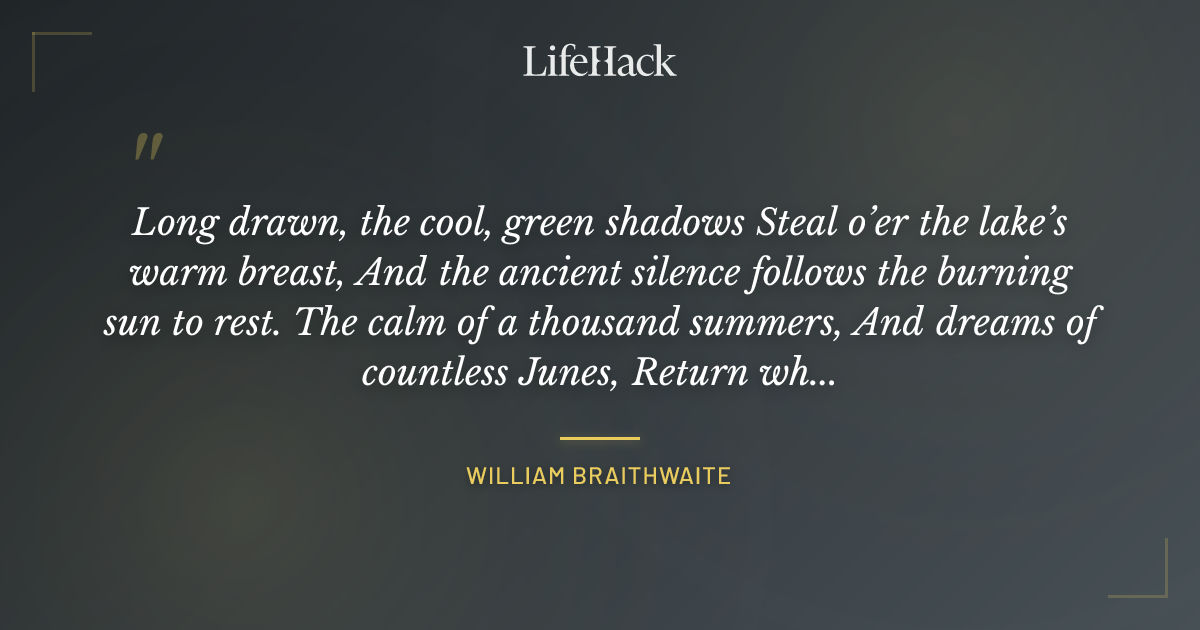 Quote by William Braithwaite