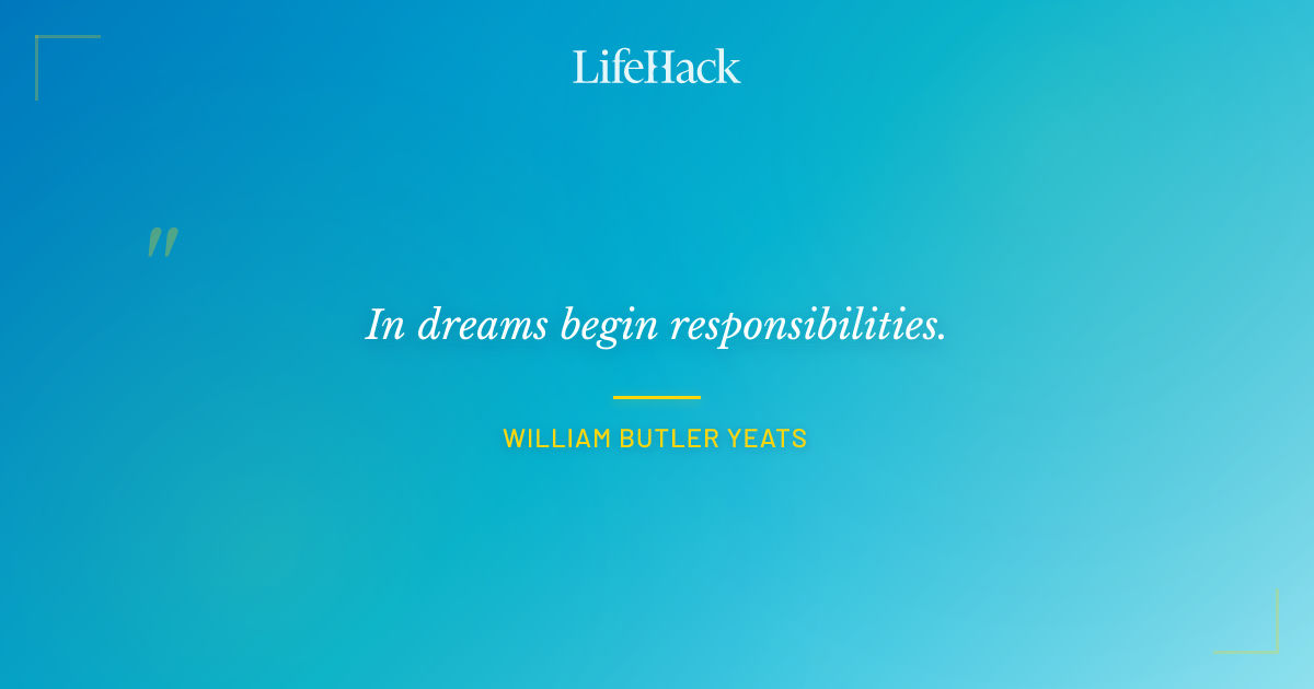 Quote by William Butler Yeats