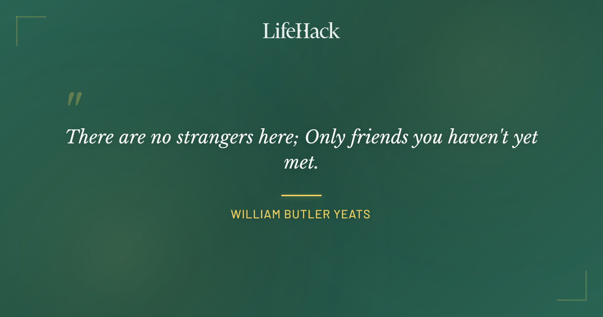 Quote by William Butler Yeats