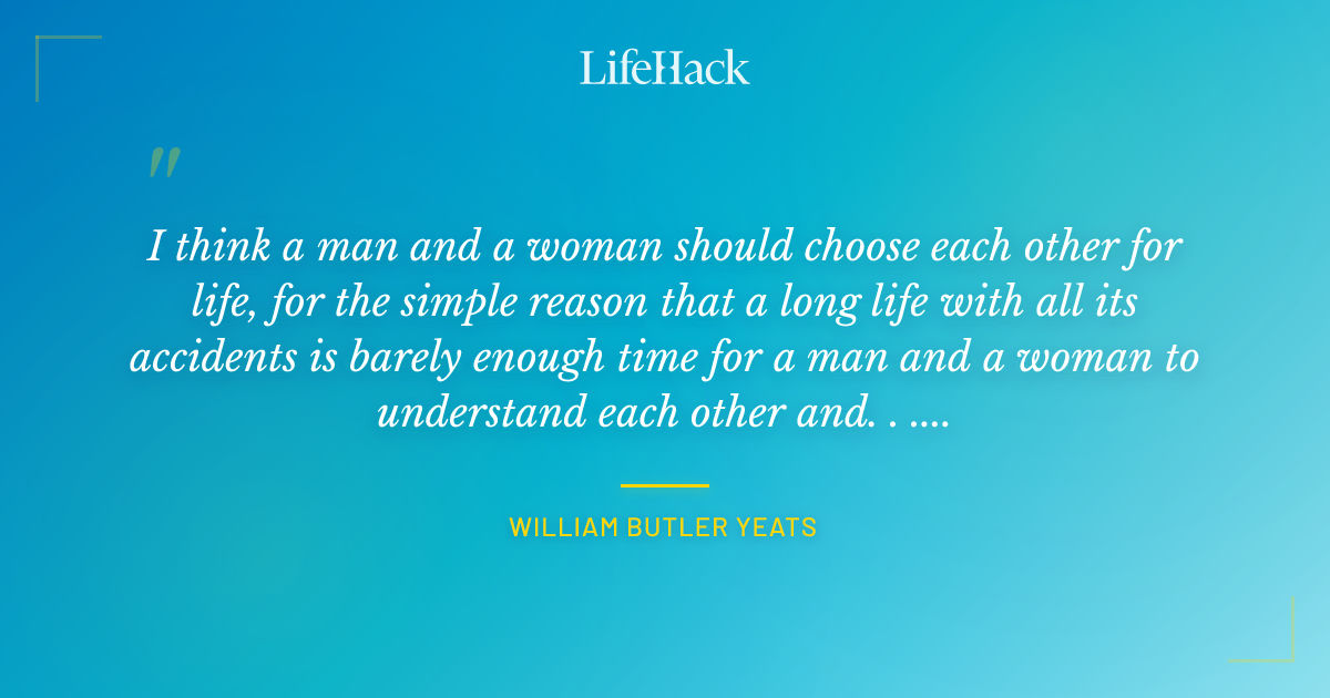 Quote by William Butler Yeats