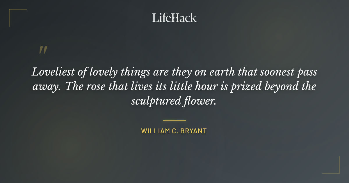 Quote by William C. Bryant