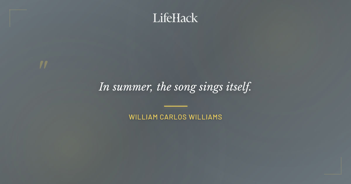 Quote by William Carlos Williams