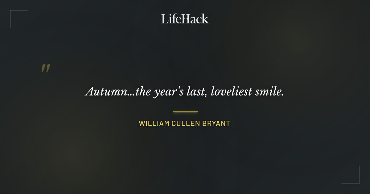Quote by William Cullen Bryant