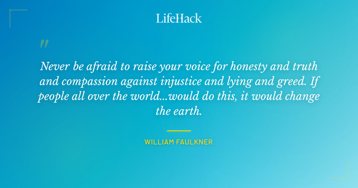 Quote by William Faulkner