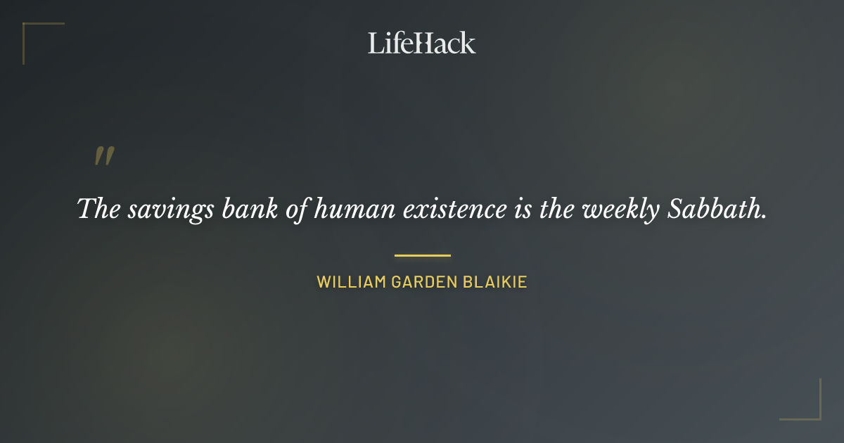 Quote by William Garden Blaikie
