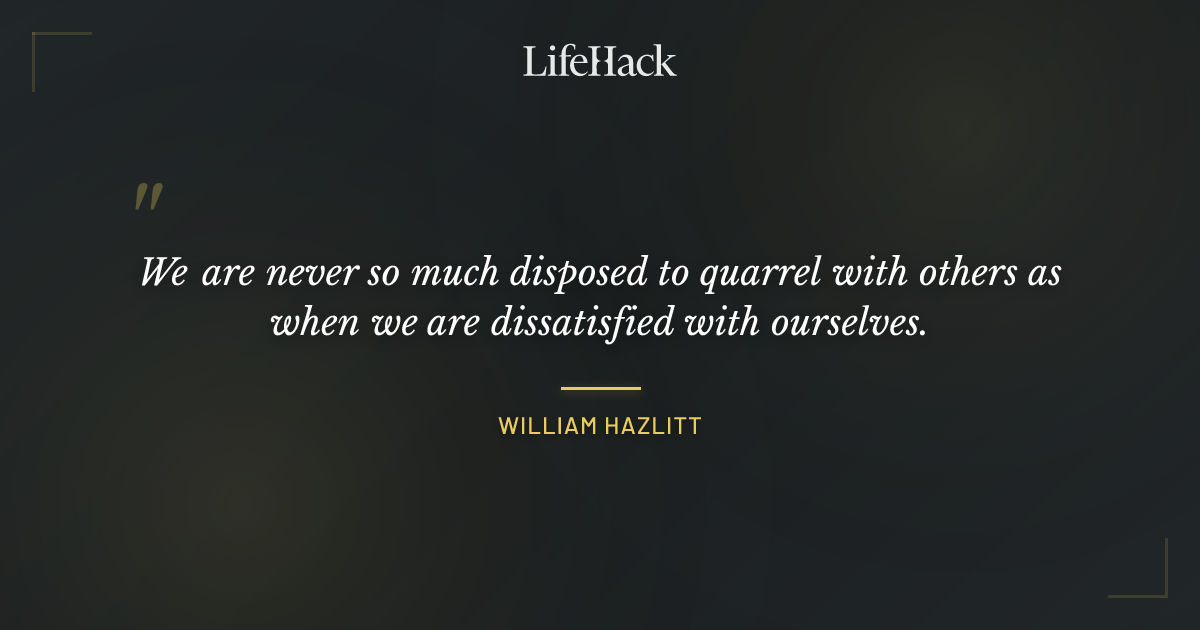 Quote by William Hazlitt