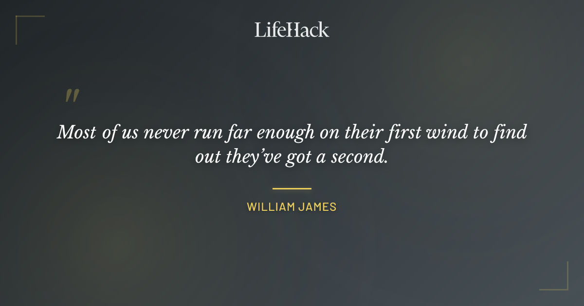 Quote by William James