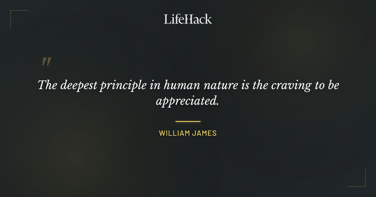 Quote by William James