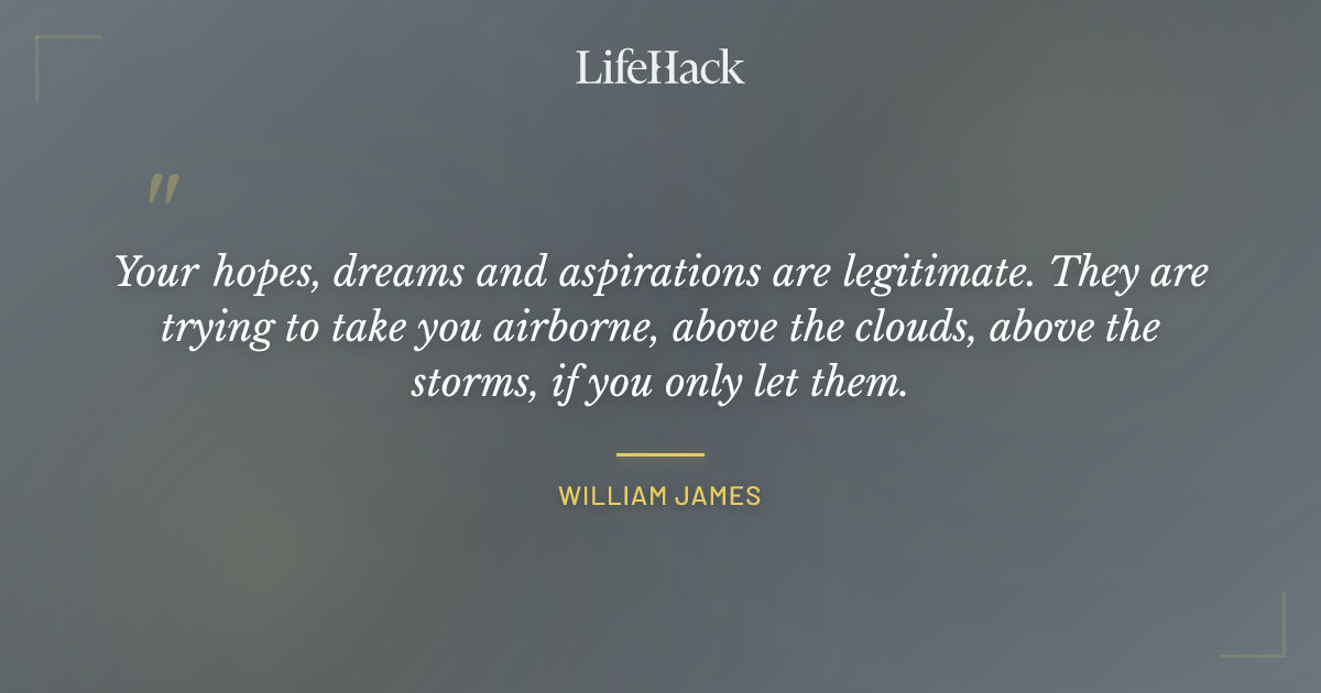 Quote by William James
