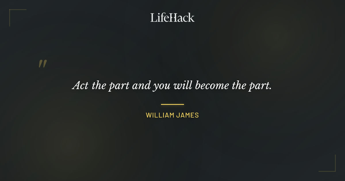 Quote by William James