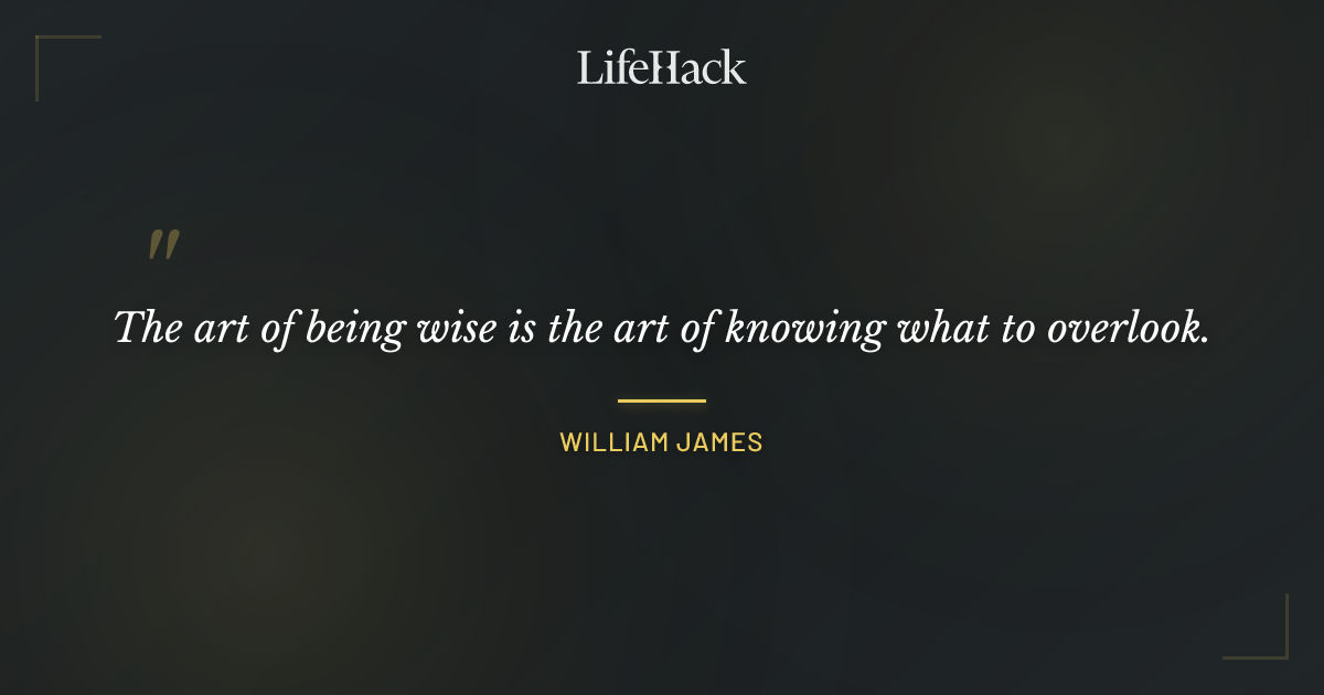 Quote by William James