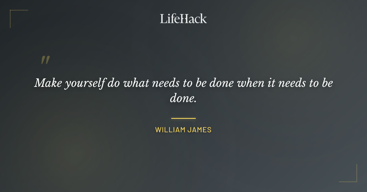 Quote by William James