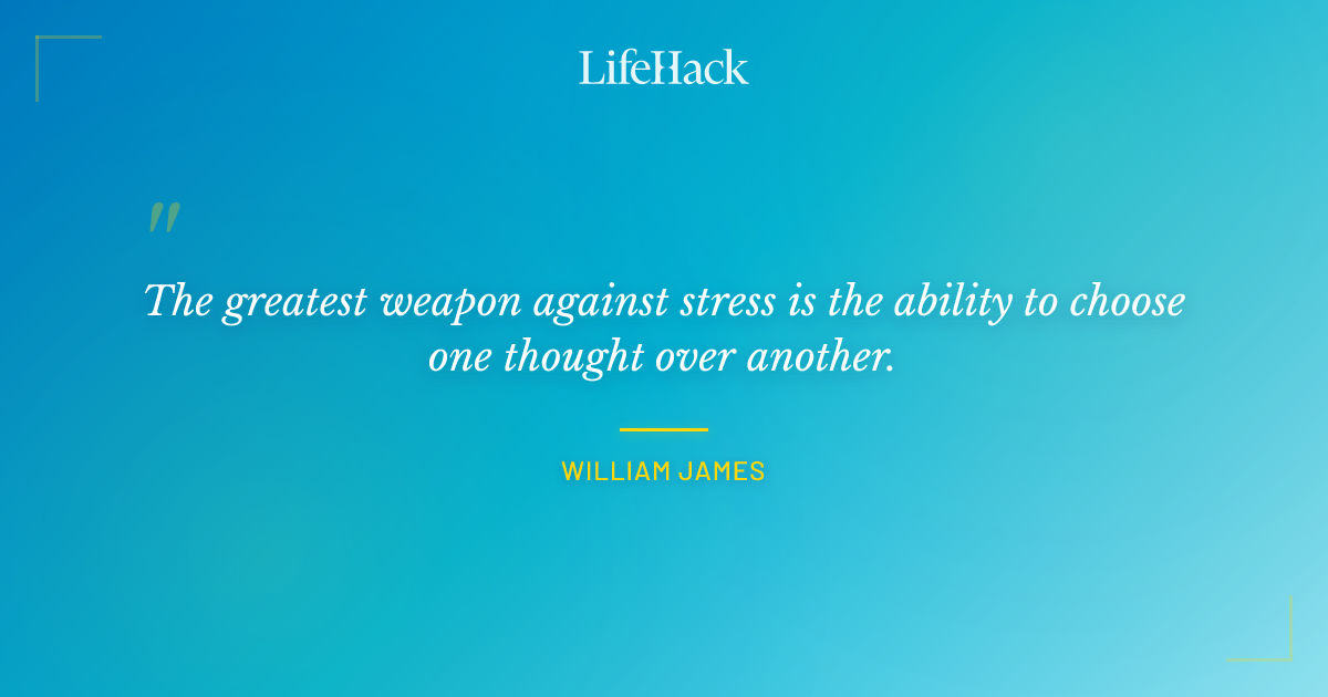 Quote by William James