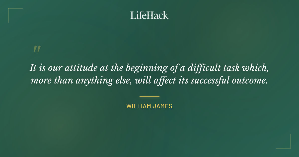 Quote by William James