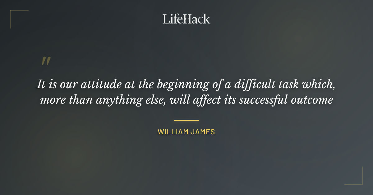 Quote by William James
