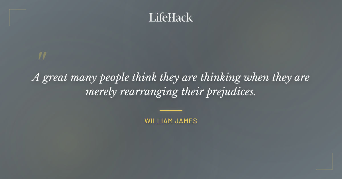 Quote by William James