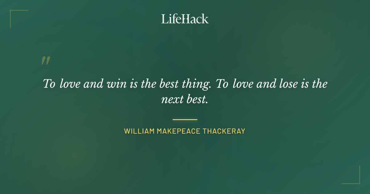 Quote by William Makepeace Thackeray