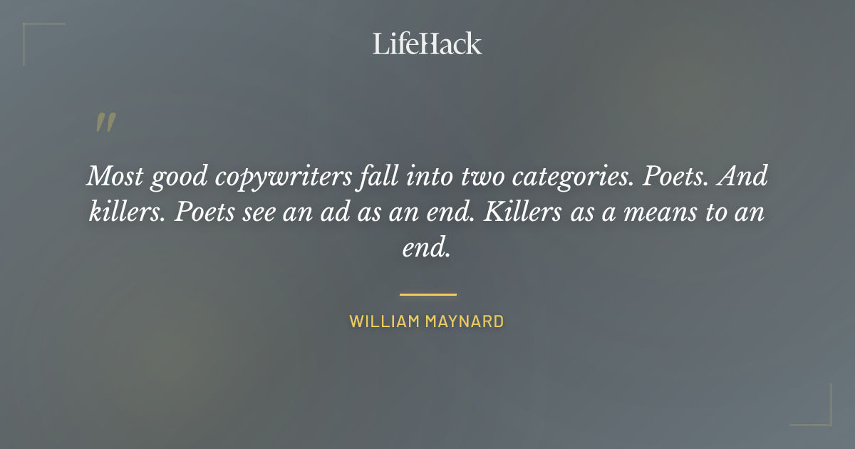 Quote by William Maynard