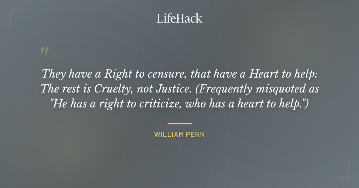 Quote by William Penn
