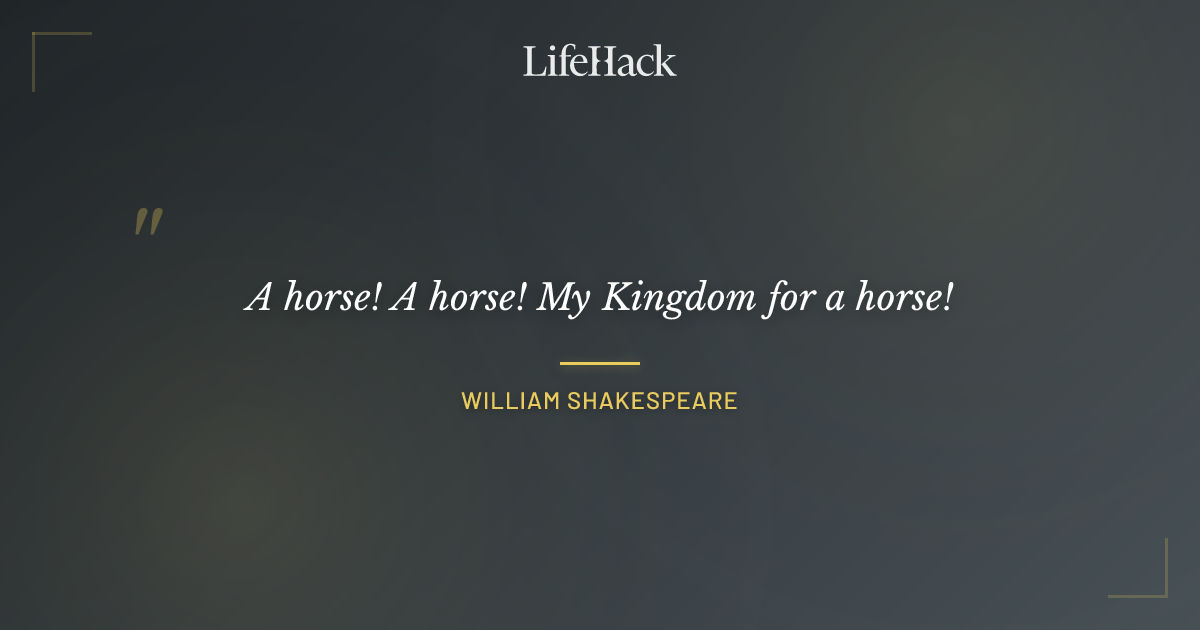 Quote by William Shakespeare