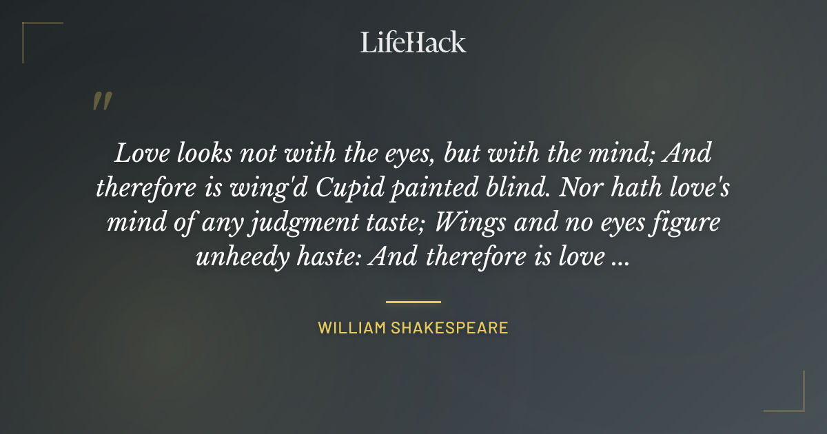 Quote by William Shakespeare