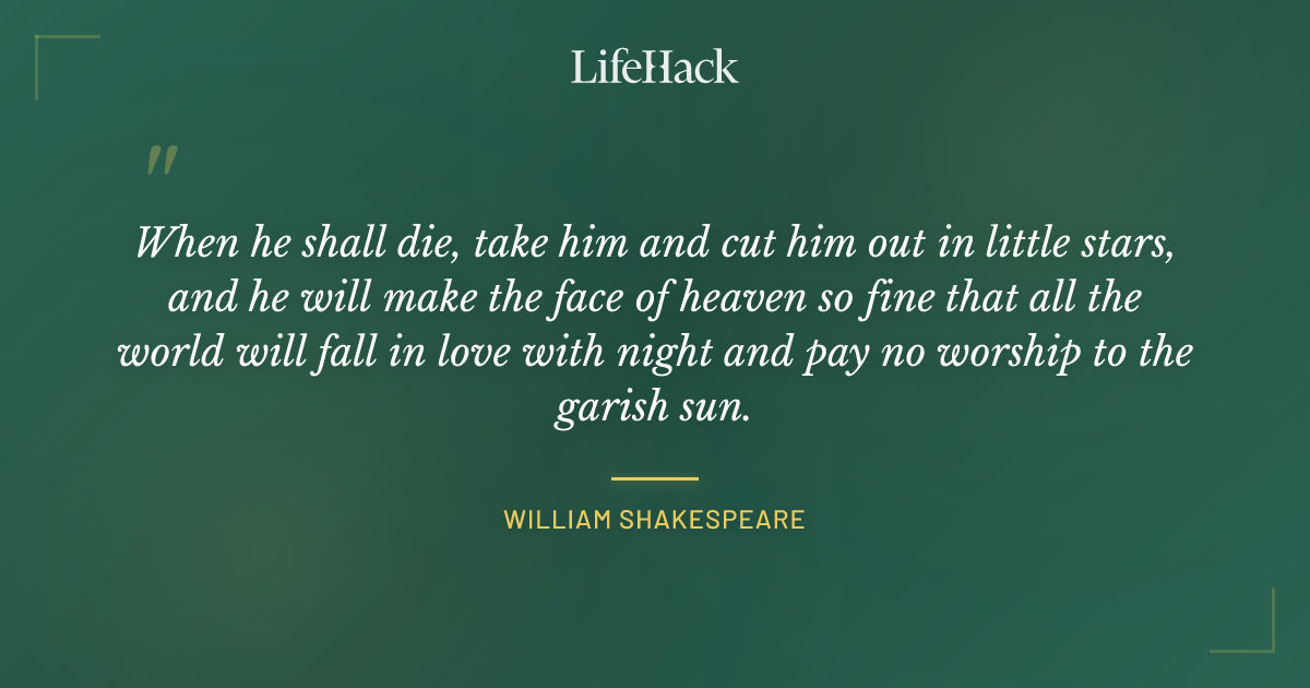 Quote by William Shakespeare