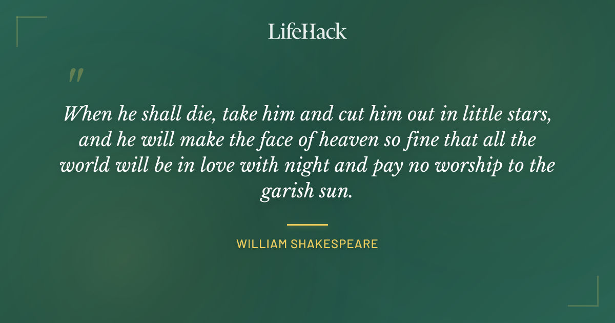 Quote by William Shakespeare