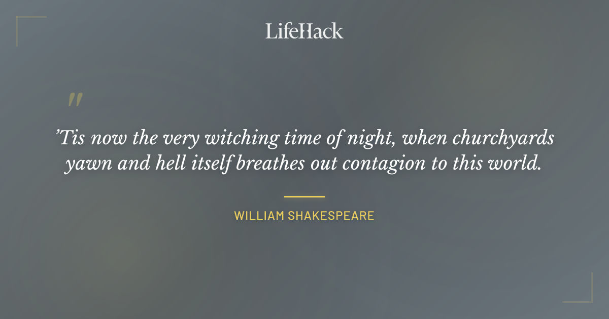 Quote by William Shakespeare