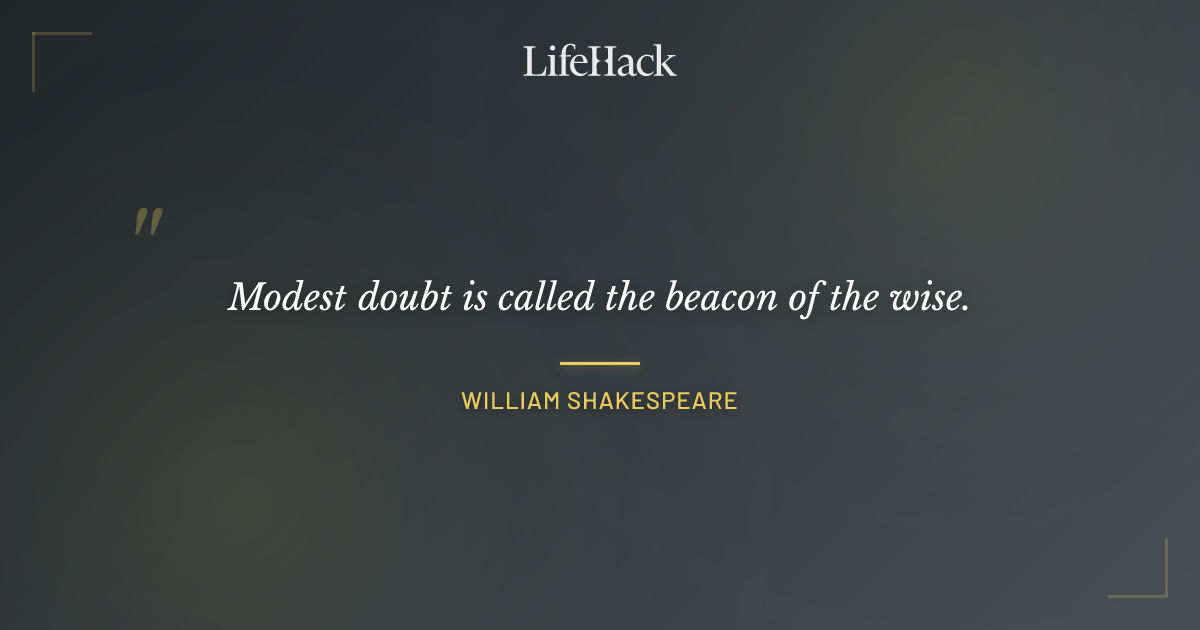 Quote by William Shakespeare