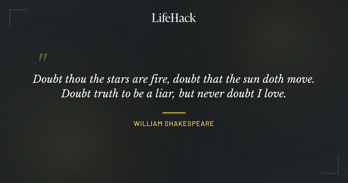 Quote by William Shakespeare