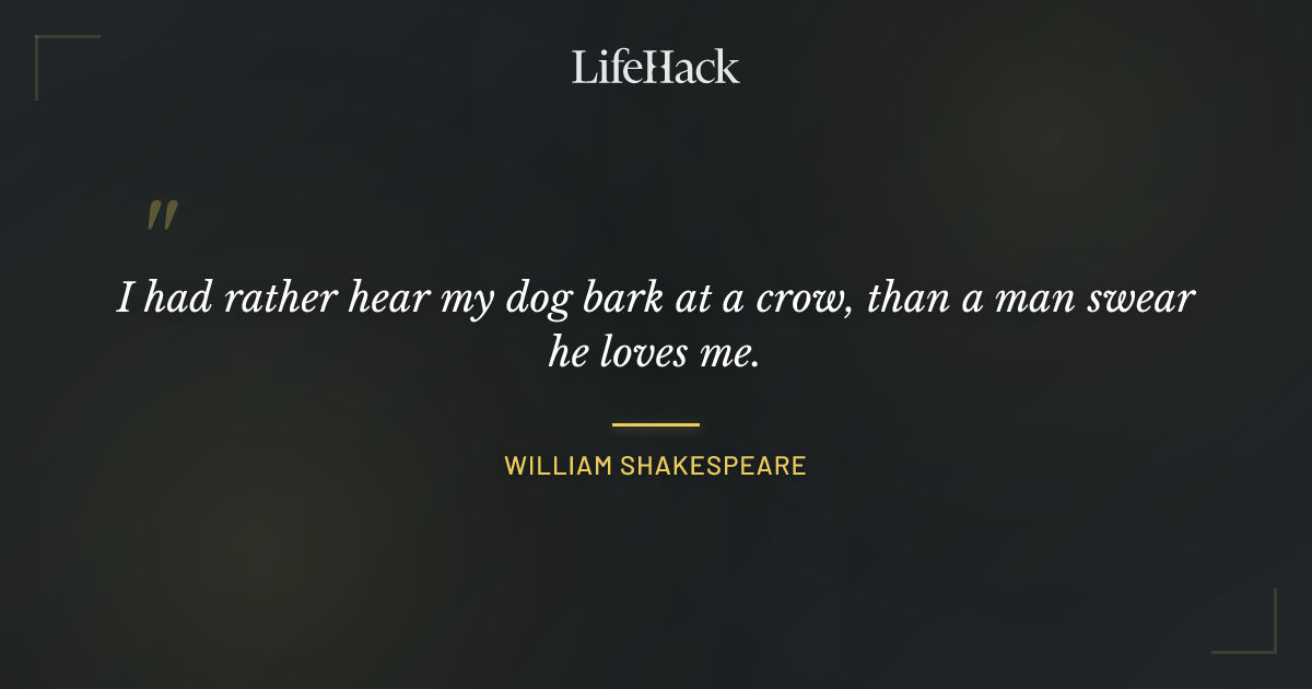 Quote by William Shakespeare