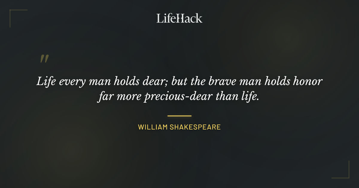 Quote by William Shakespeare
