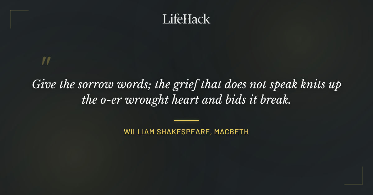 Quote by William Shakespeare, Macbeth