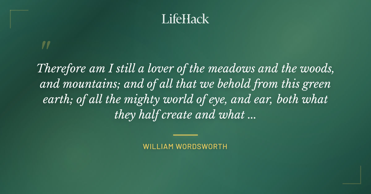 Quote by William Wordsworth