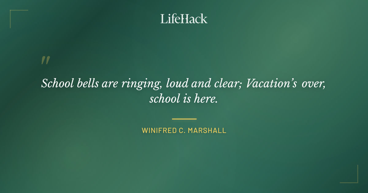 Quote by Winifred C. Marshall