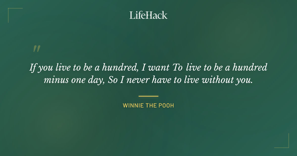 Quote by Winnie the Pooh