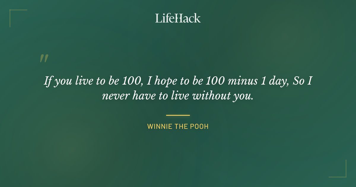 Quote by Winnie the Pooh