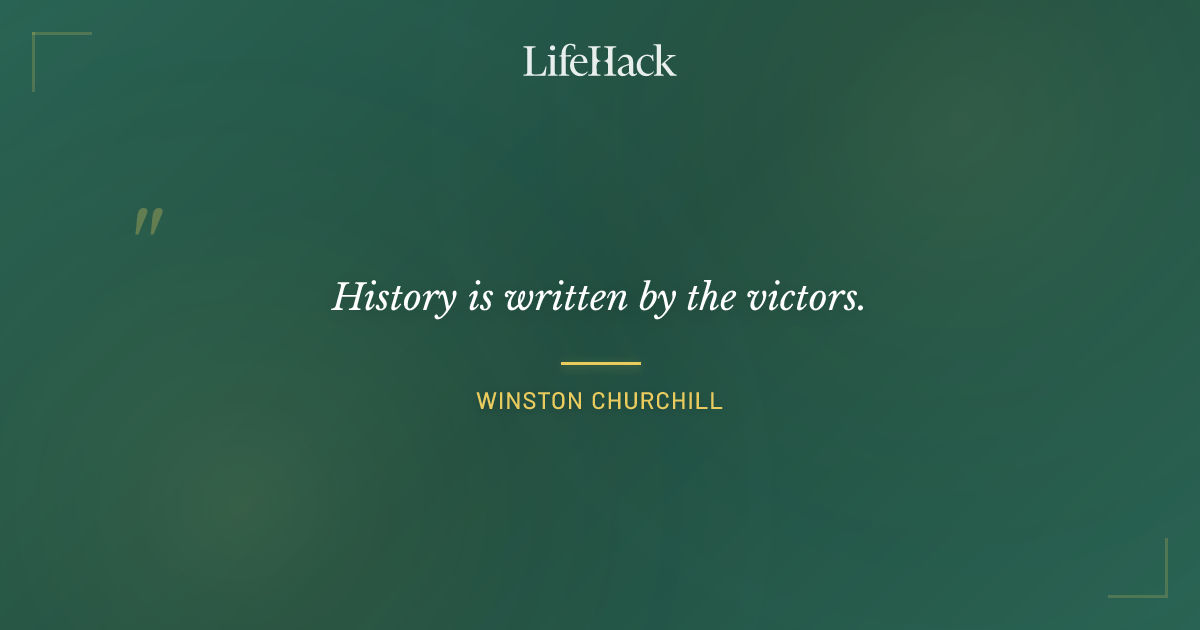 Quote by Winston Churchill