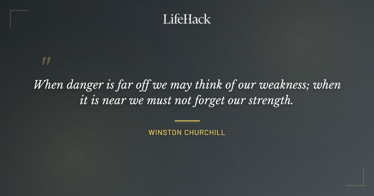 Quote by Winston Churchill