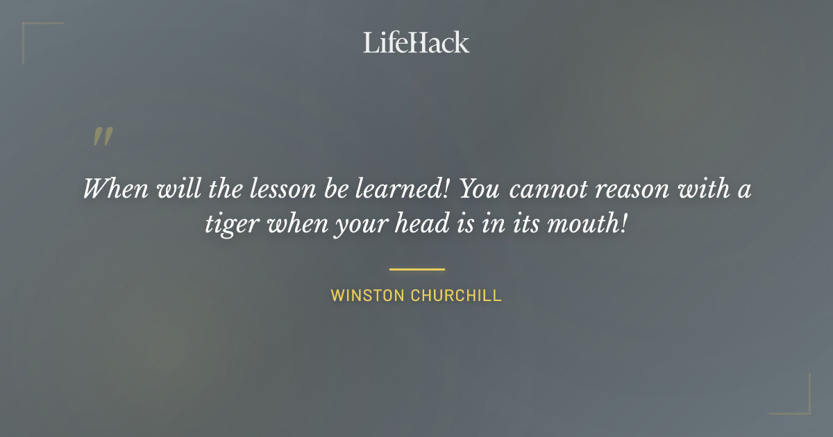 Quote by Winston Churchill