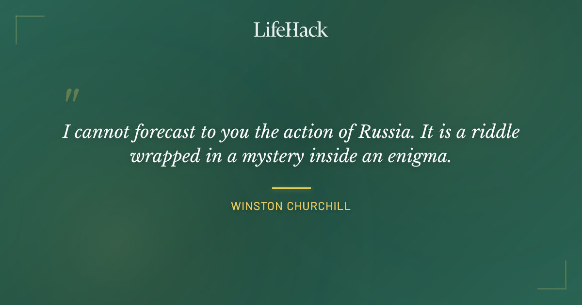 Quote by Winston Churchill