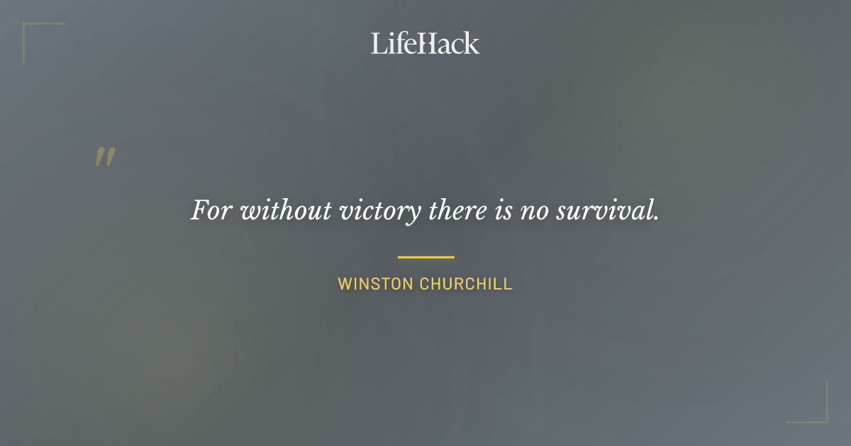 Quote by Winston Churchill