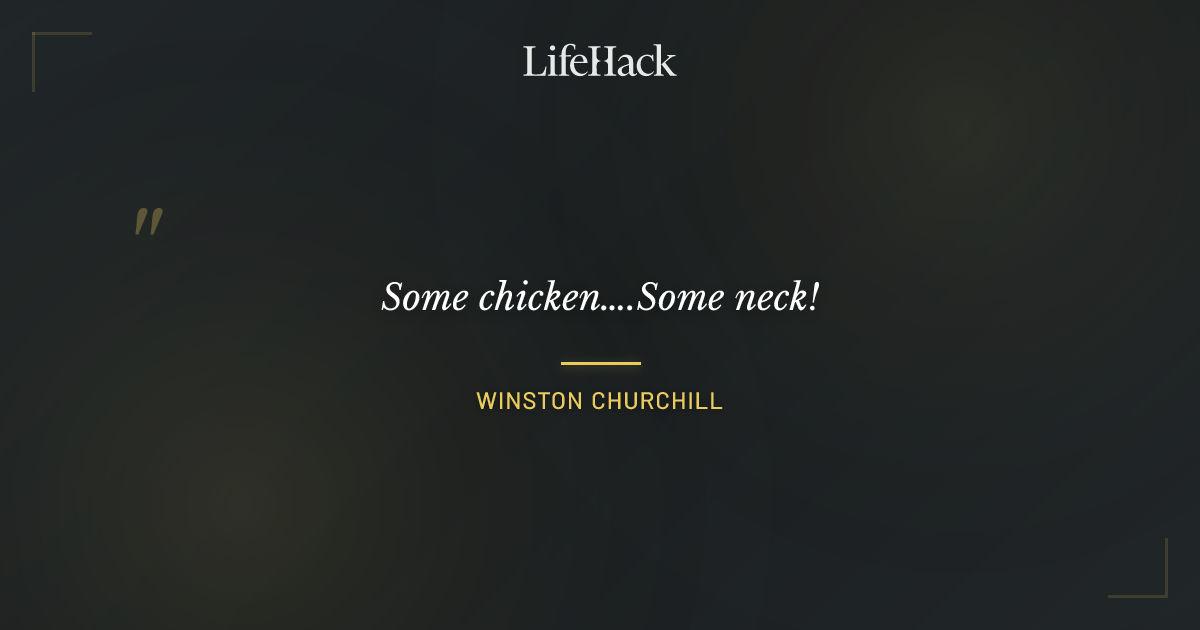 Quote by Winston Churchill