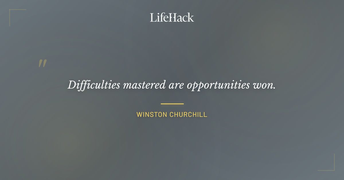 Quote by Winston Churchill