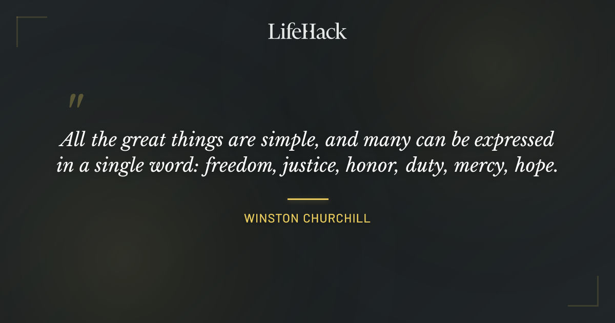 Quote by Winston Churchill