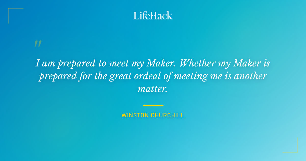 Quote by Winston Churchill