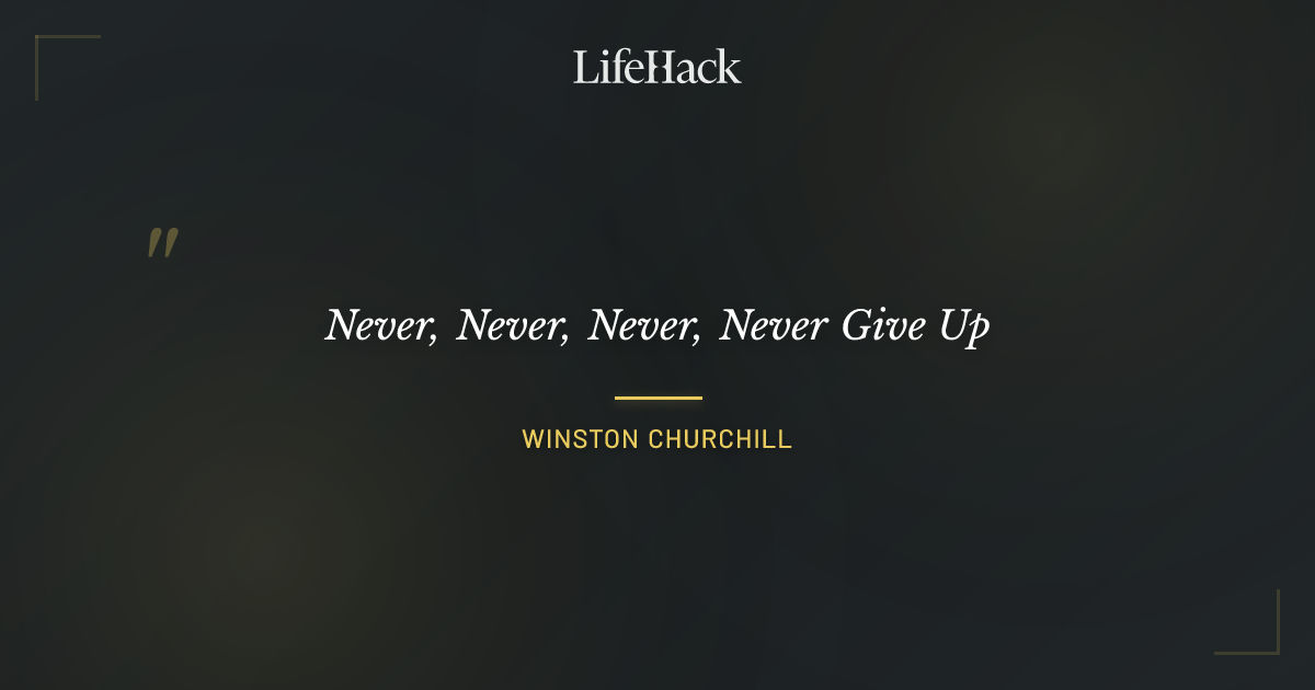 Quote by Winston Churchill