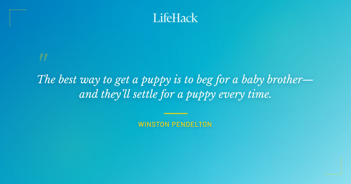 Quote by Winston Pendelton