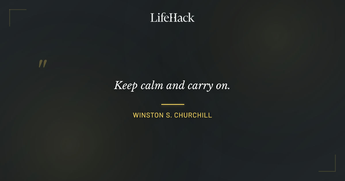 Quote by Winston S. Churchill