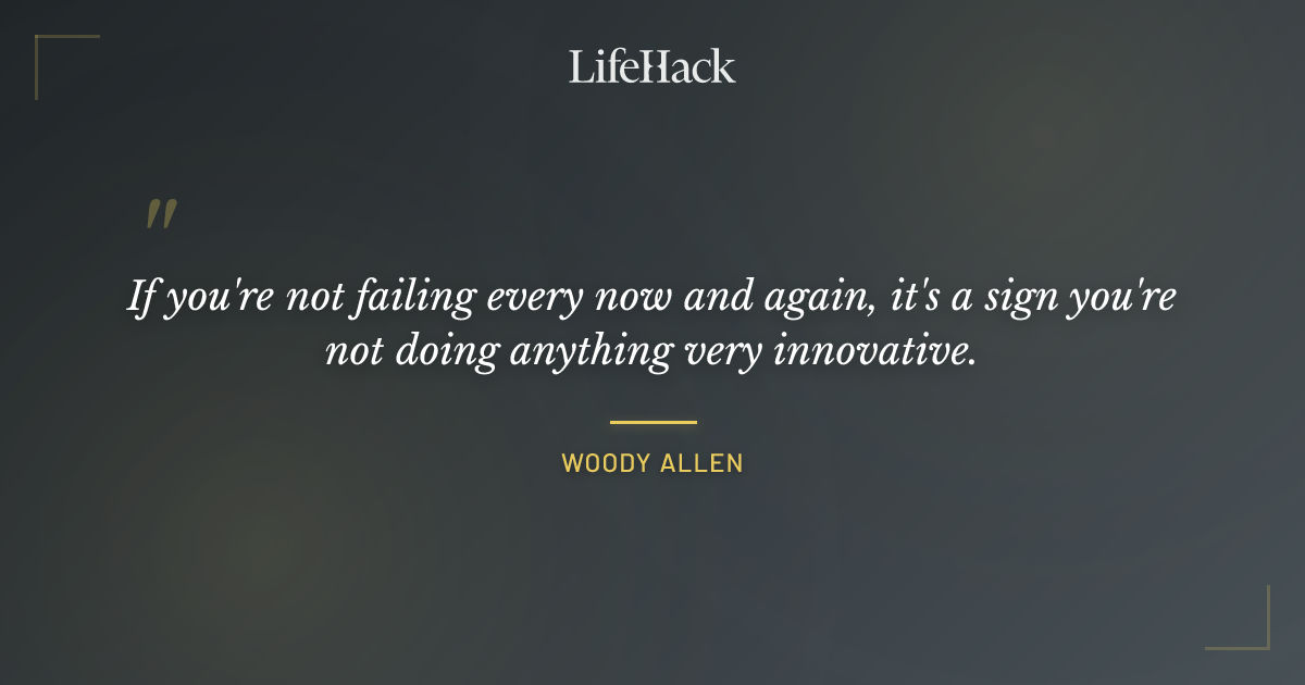 Quote by Woody Allen